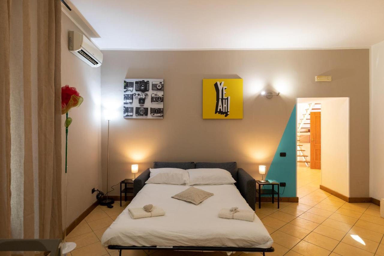Colored House Until 7 People Above Sqplebiscito نابولي المظهر الخارجي الصورة